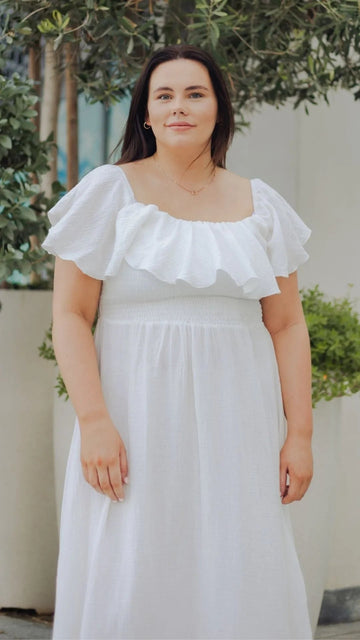 Design Code: Off the shoulder long dress