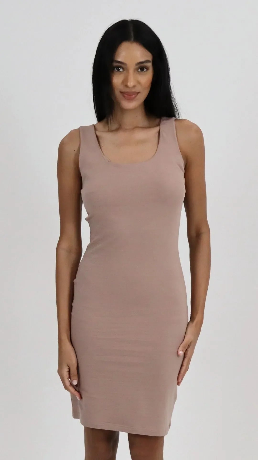 Design Code: Square neck midi dress